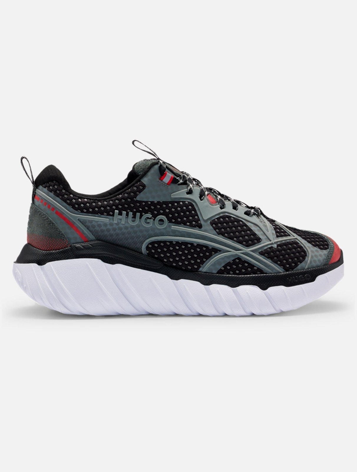 Tênis Hugo Boss Xeno Runn Thij Preto/Cinza