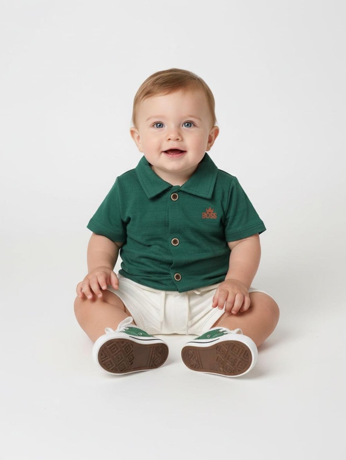 Infantil - Conjunto Curto Para - VERDE