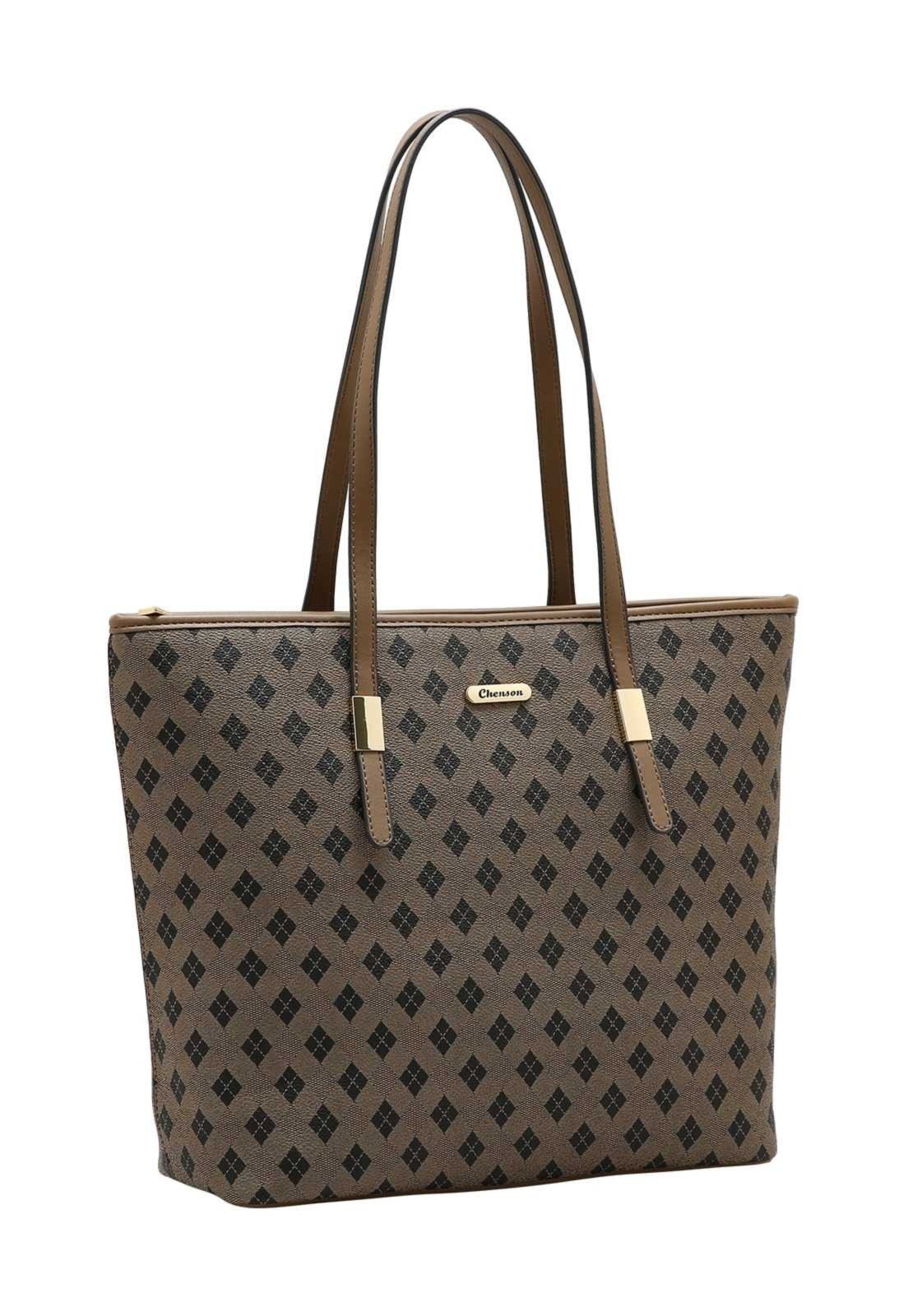 Bolsa Feminina Ombro Triângulo Chic 3485899 Café