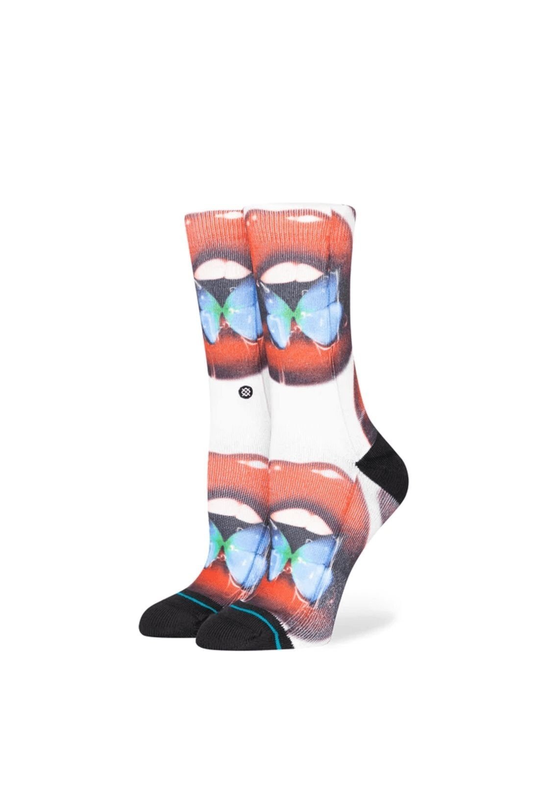 Meia Stance Collab Swallow Branca