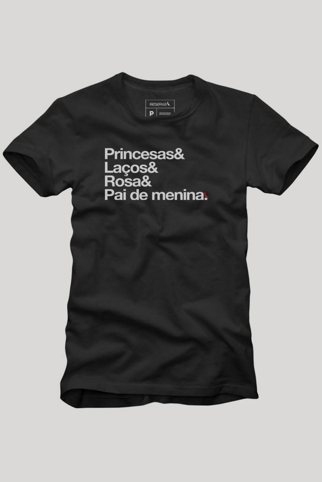 Vista 3 Camiseta Pai De Princesa Reserva branco Reserva branco