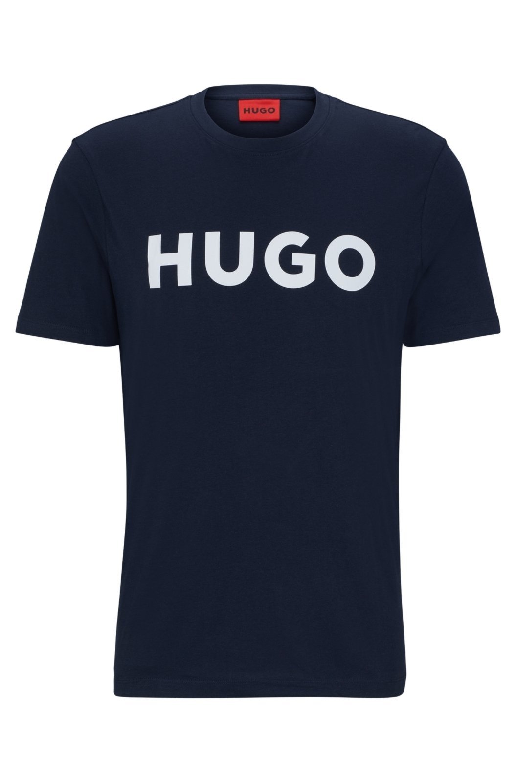 Camiseta De Algodão Regular Fit Com Logo