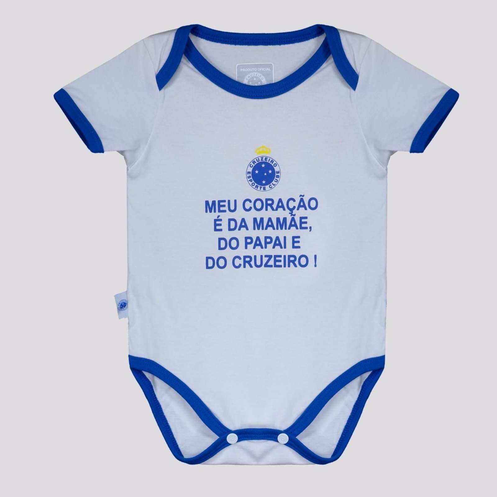 Body Cruzeiro Meu coração Branco