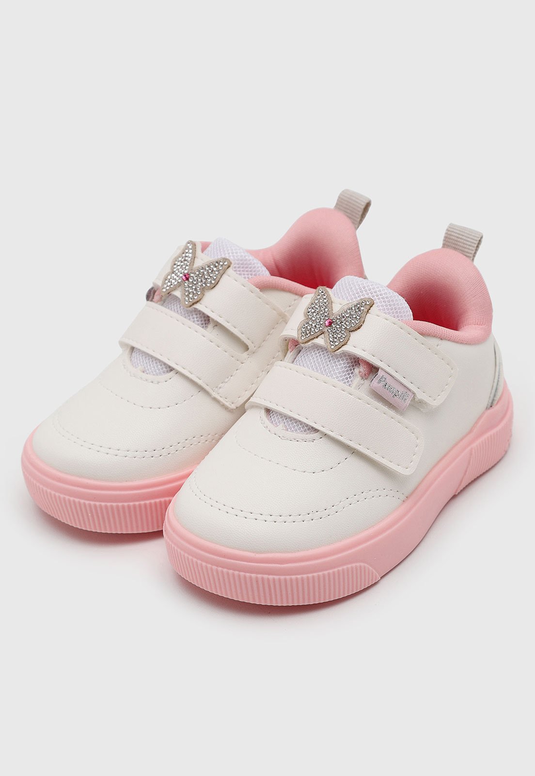 Vista 2 Infantil - Tênis Casual Pampili Yumi Branc0 branco Pampili branco