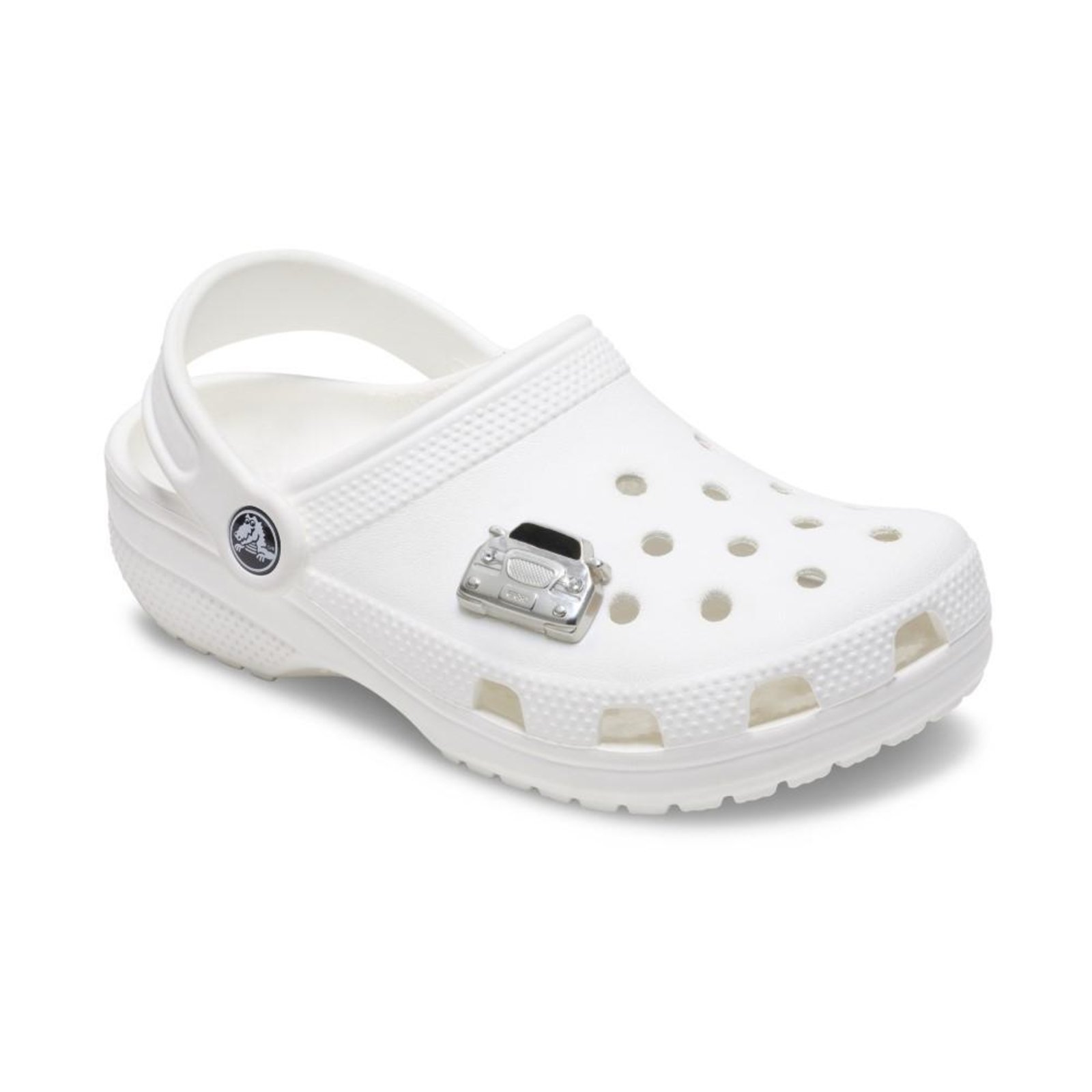Vista 3 Infantil - Jibbitz™ Carro Crocs Prata Crocs branco
