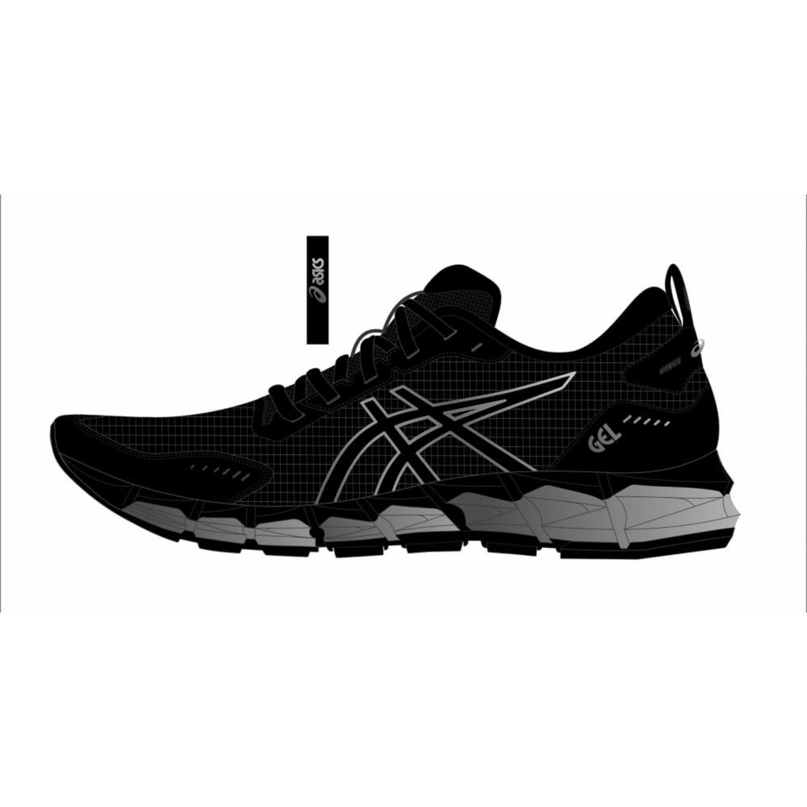 Tênis ASICS GEL-Quantum 360 CTW - Masculino - Preto/Cinza