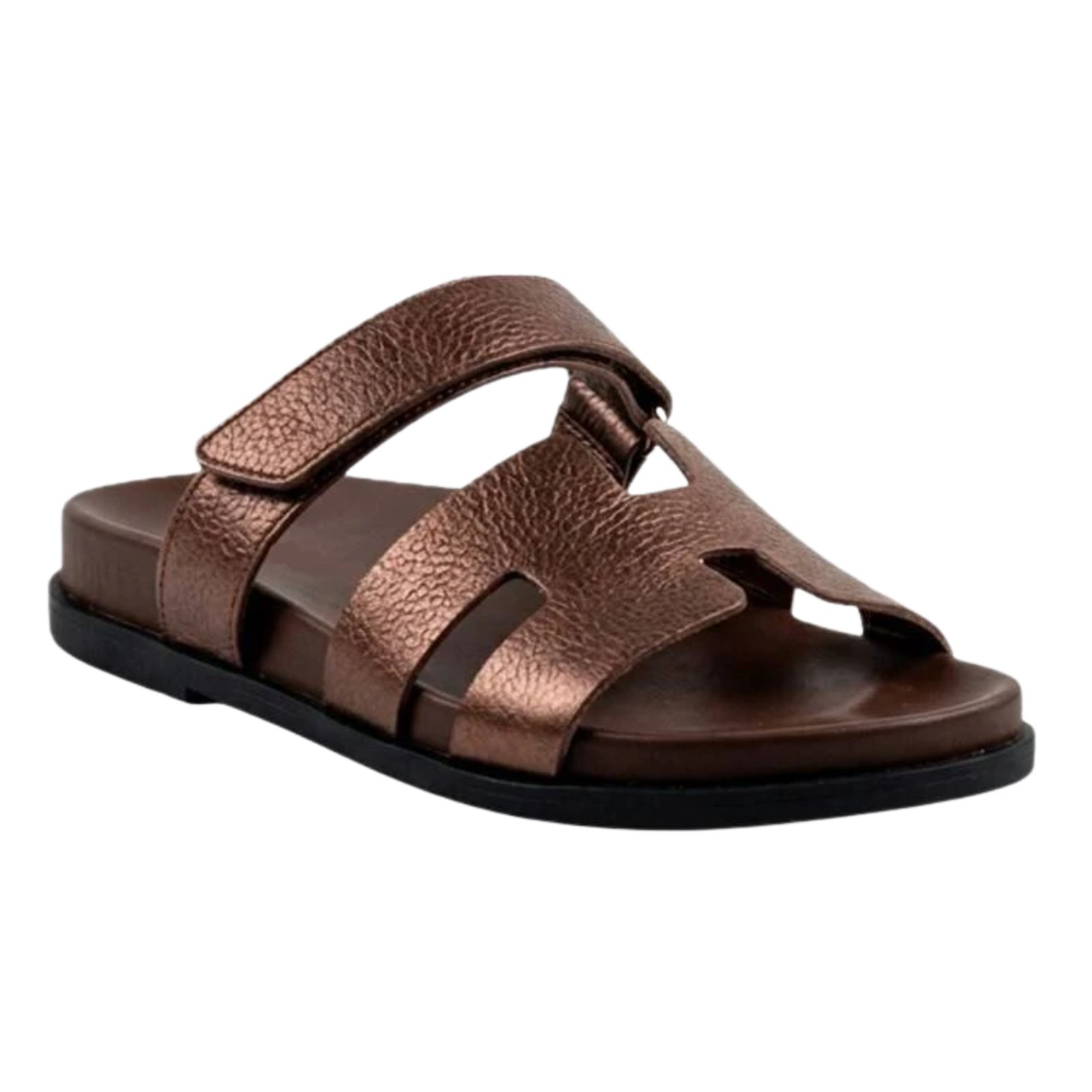 Chinelo Feminino Flat MySb Tiras Marrom