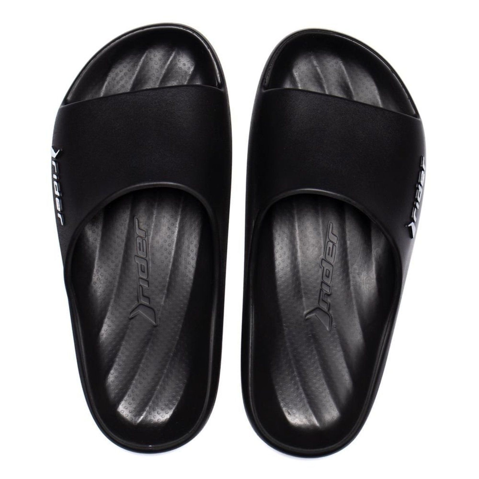 Infantil - Chinelo Slide Masculino Rider R26 Moderno Preto/Branco