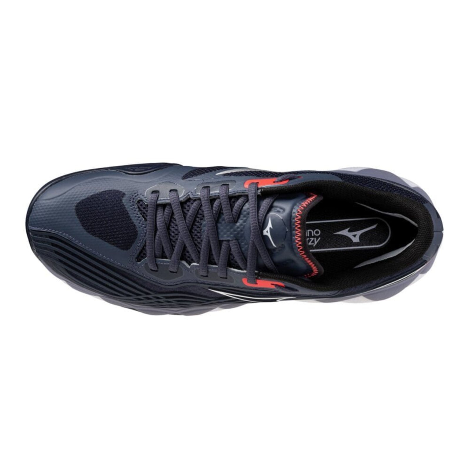 Vista 3 Tênis de Tennis Mizuno Wave Enforce Tour 2 Clay Court cinza Mizuno cinza