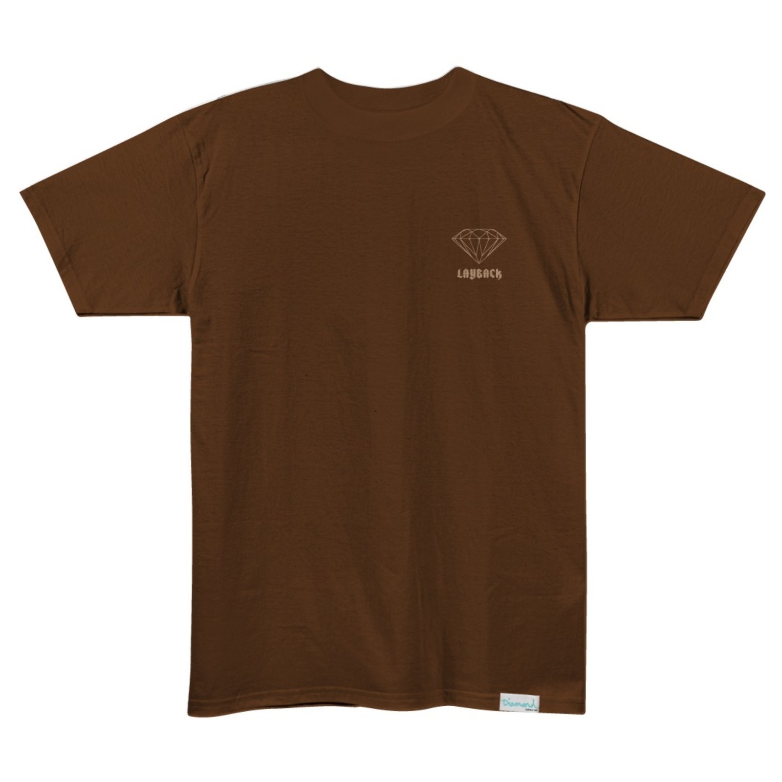 Vista 2 Camiseta Dmnd x Layback Tee - CHOCOLATE Diamond marrom Diamond marrom