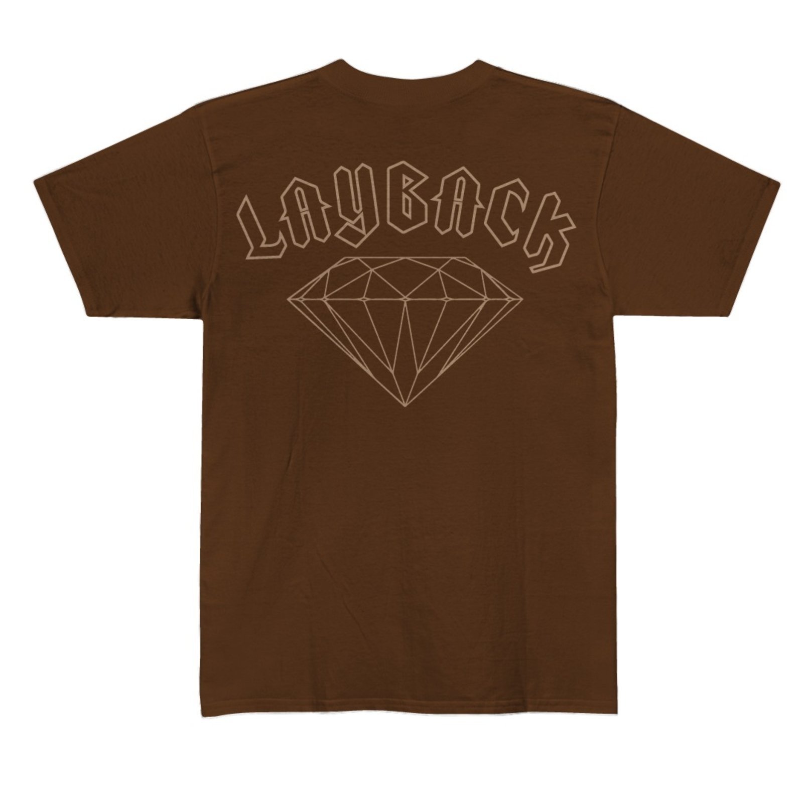 Vista 3 Camiseta Dmnd x Layback Tee - CHOCOLATE Diamond marrom Diamond marrom