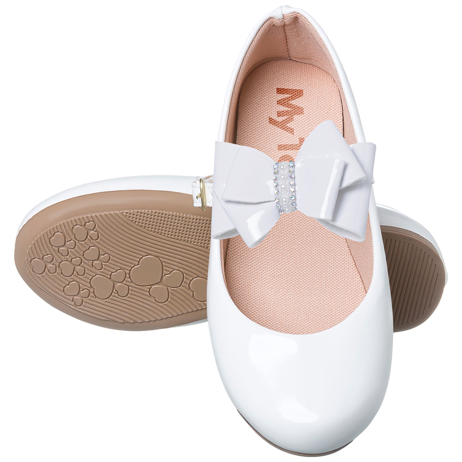 Infantil – Sapatilha Menina Social Estilo Boneca Branca Pepite