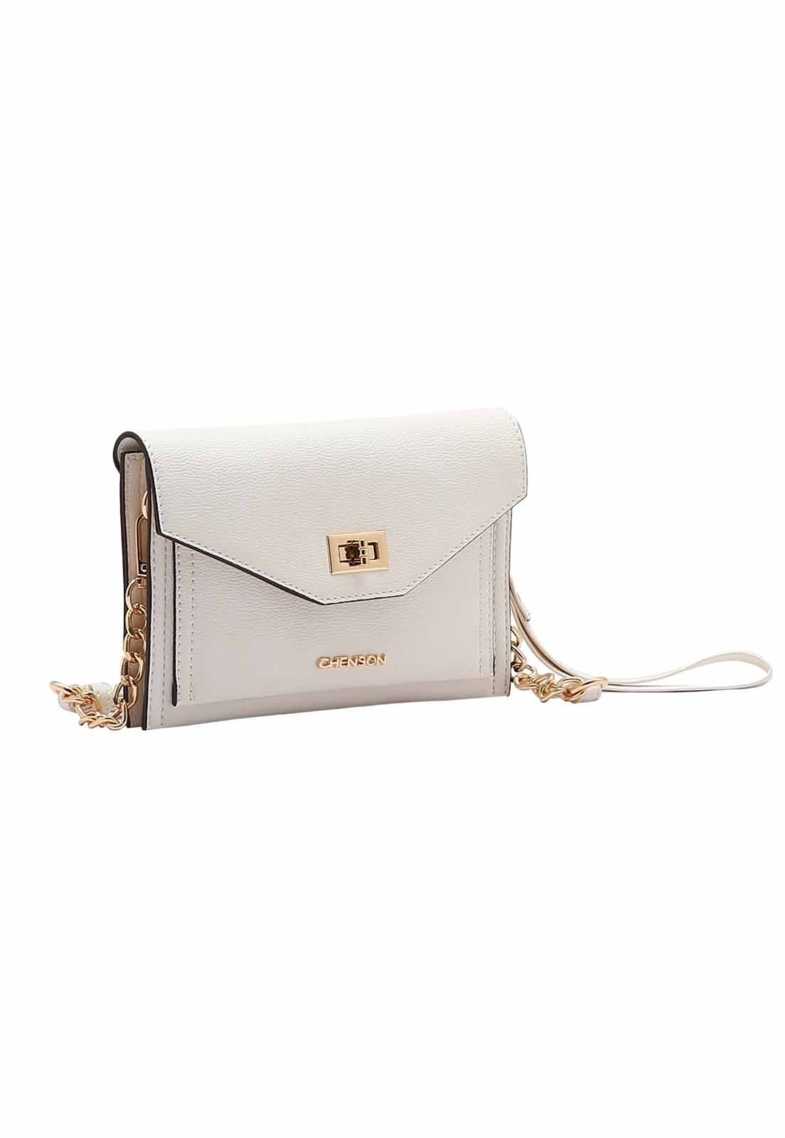 Bolsa Feminina Chenson Original Transversal Off-White 3484933