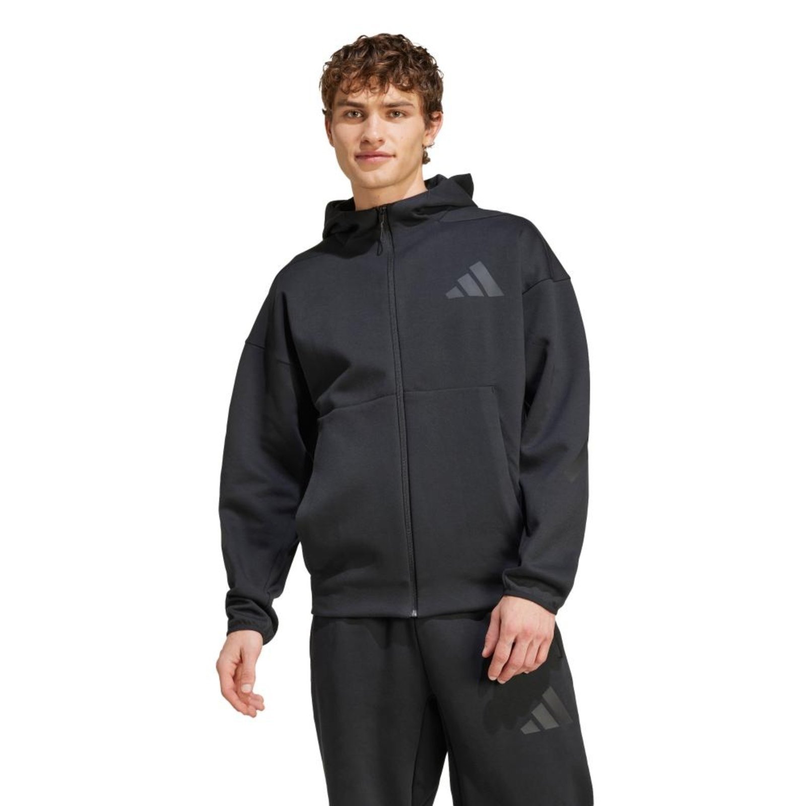 Jaqueta Capuz New adidas Z.N.E. Full-Zip adidas Sportswear Preto