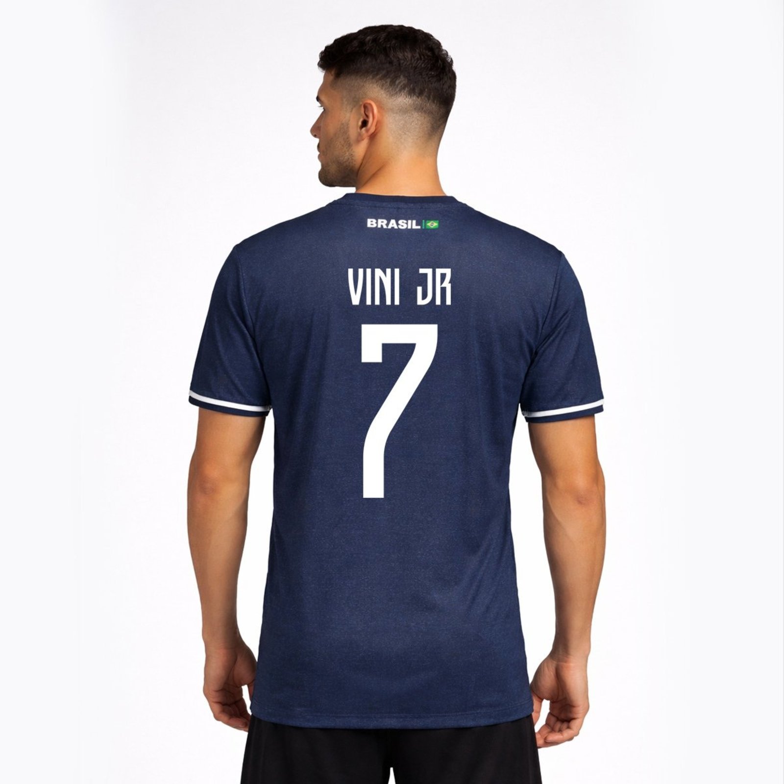 Camisa Brasil Xodó Azul Marinho 7 Vini Jr