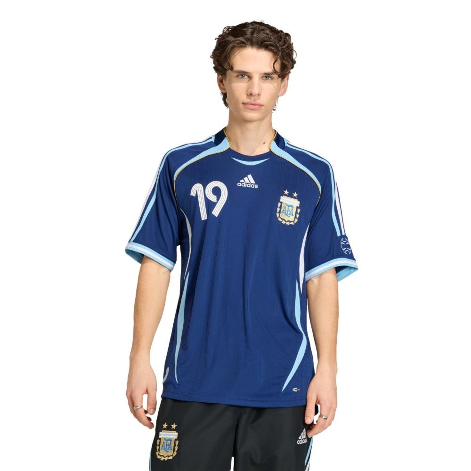 Camisa II Messi Seleção Argentina 2006 adidas Performance Azul