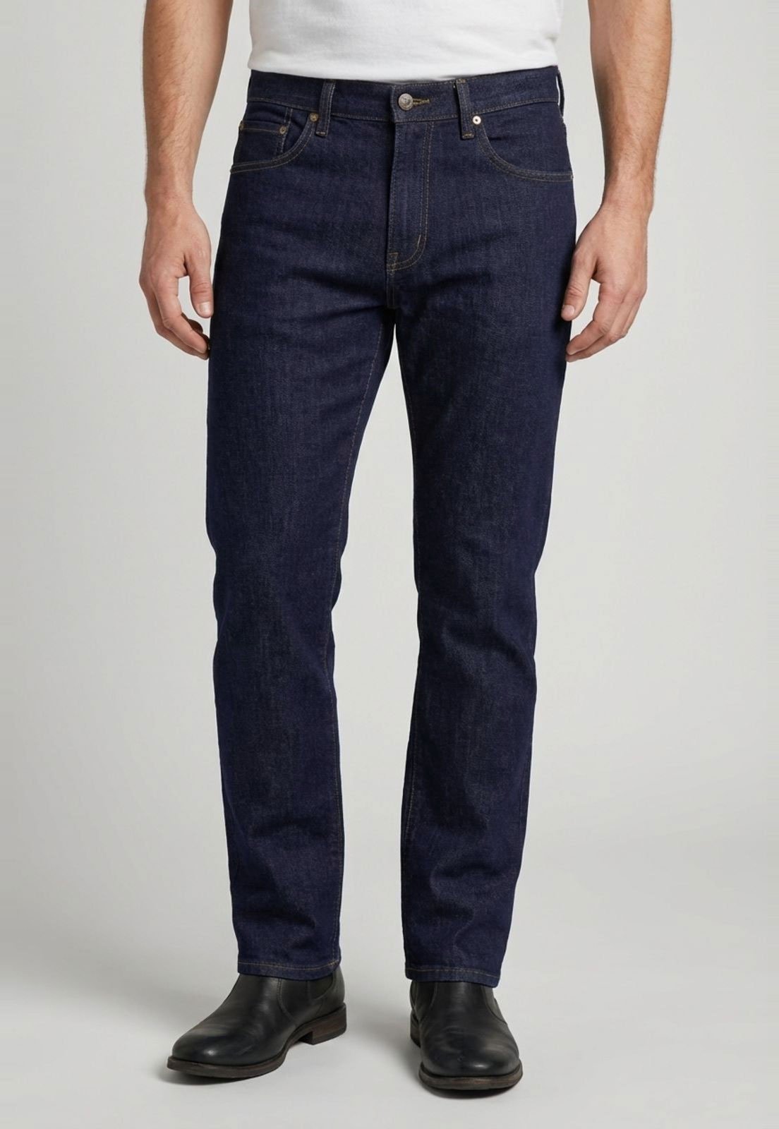 Calça Jeans Masculina Dudalina Reta Azul