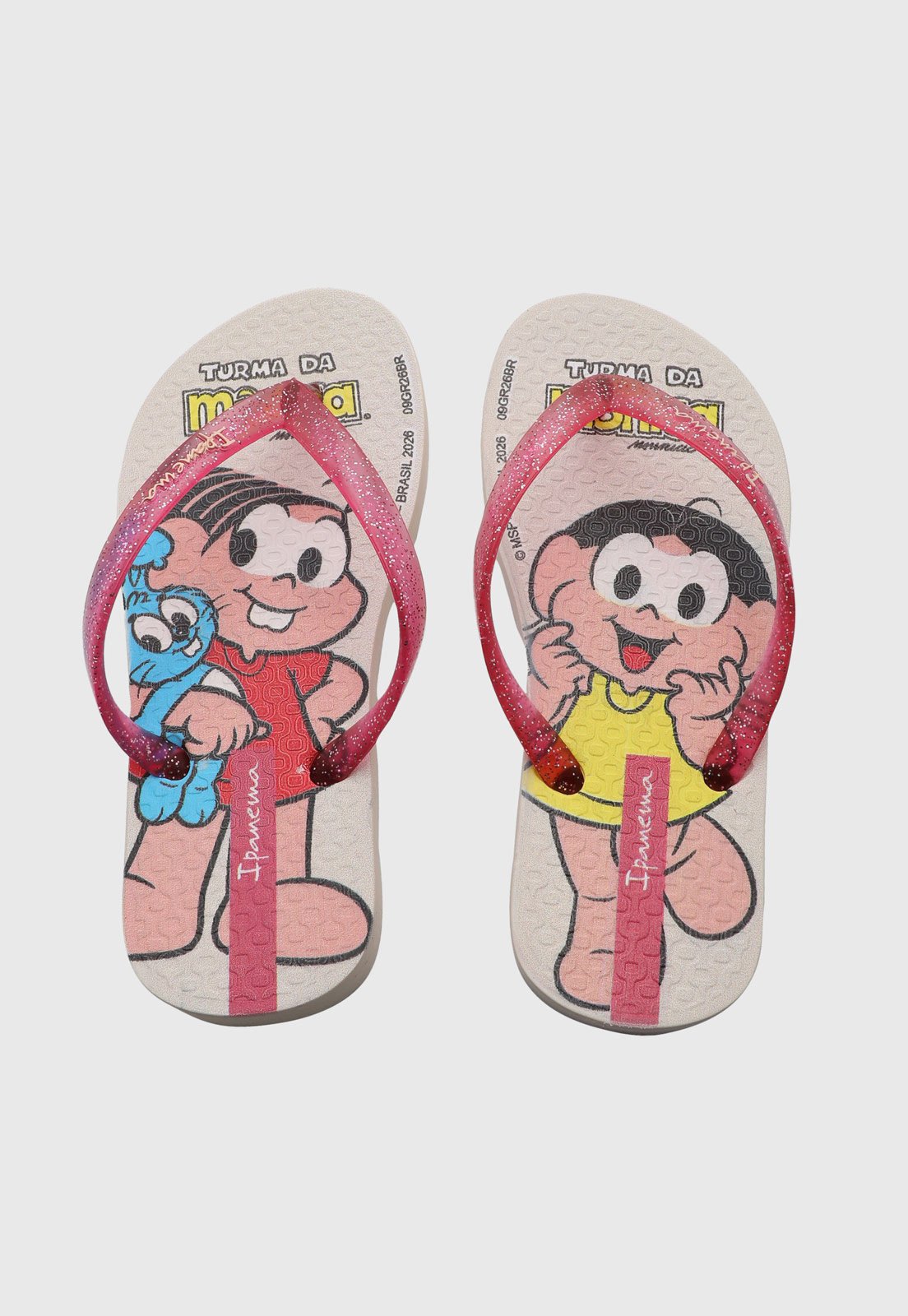 Infantil - Chinelo Ipanema Turma da Mônica Rosa