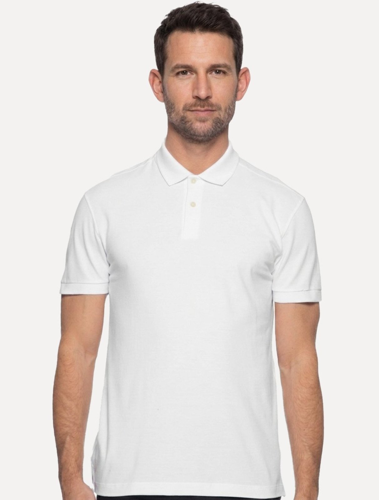Polo Aramis Masculina Regular Basic Piquet Surton Mono Logo Branca