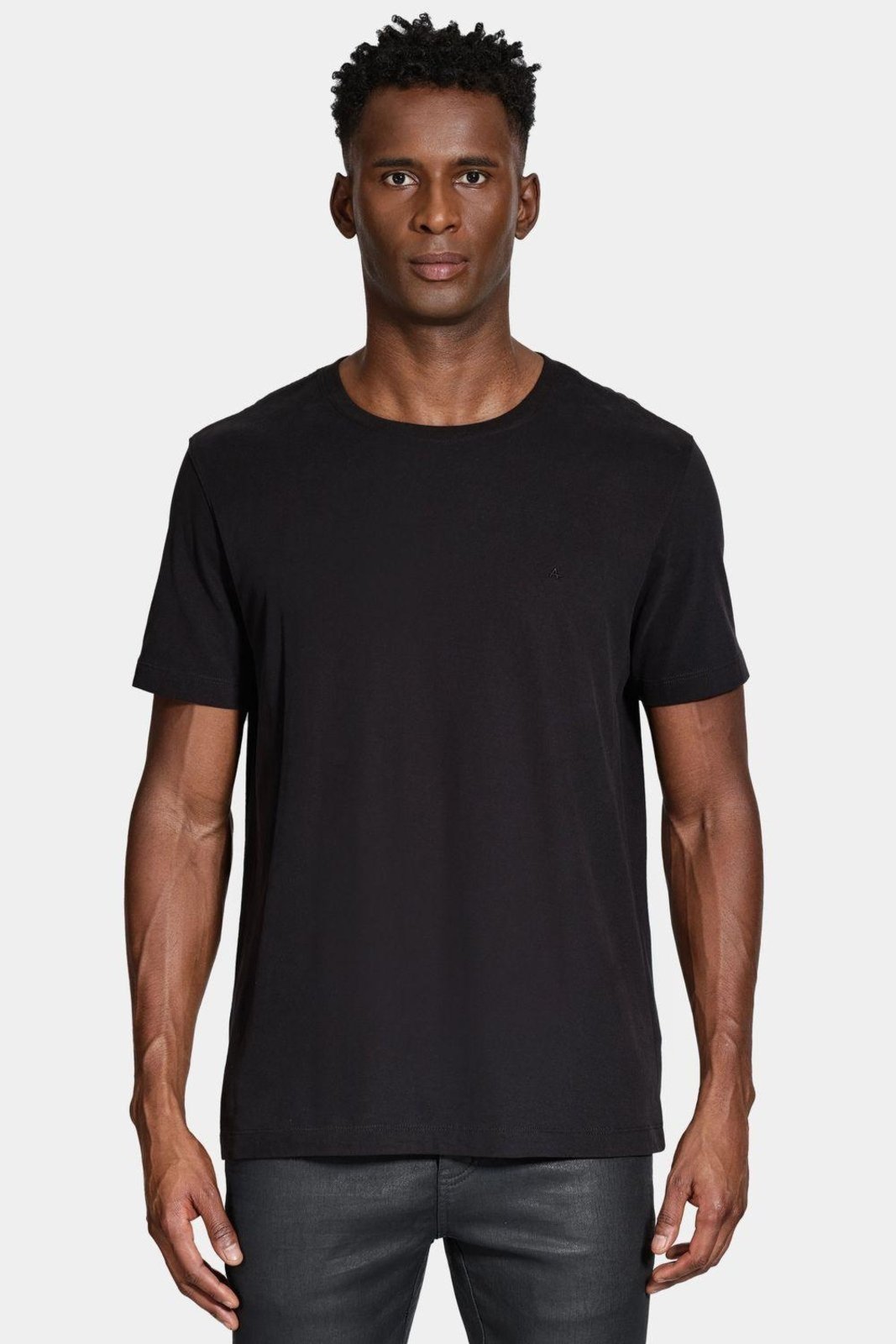 Camiseta Aramis Aramis Manga Curta Soft Comfort Preto