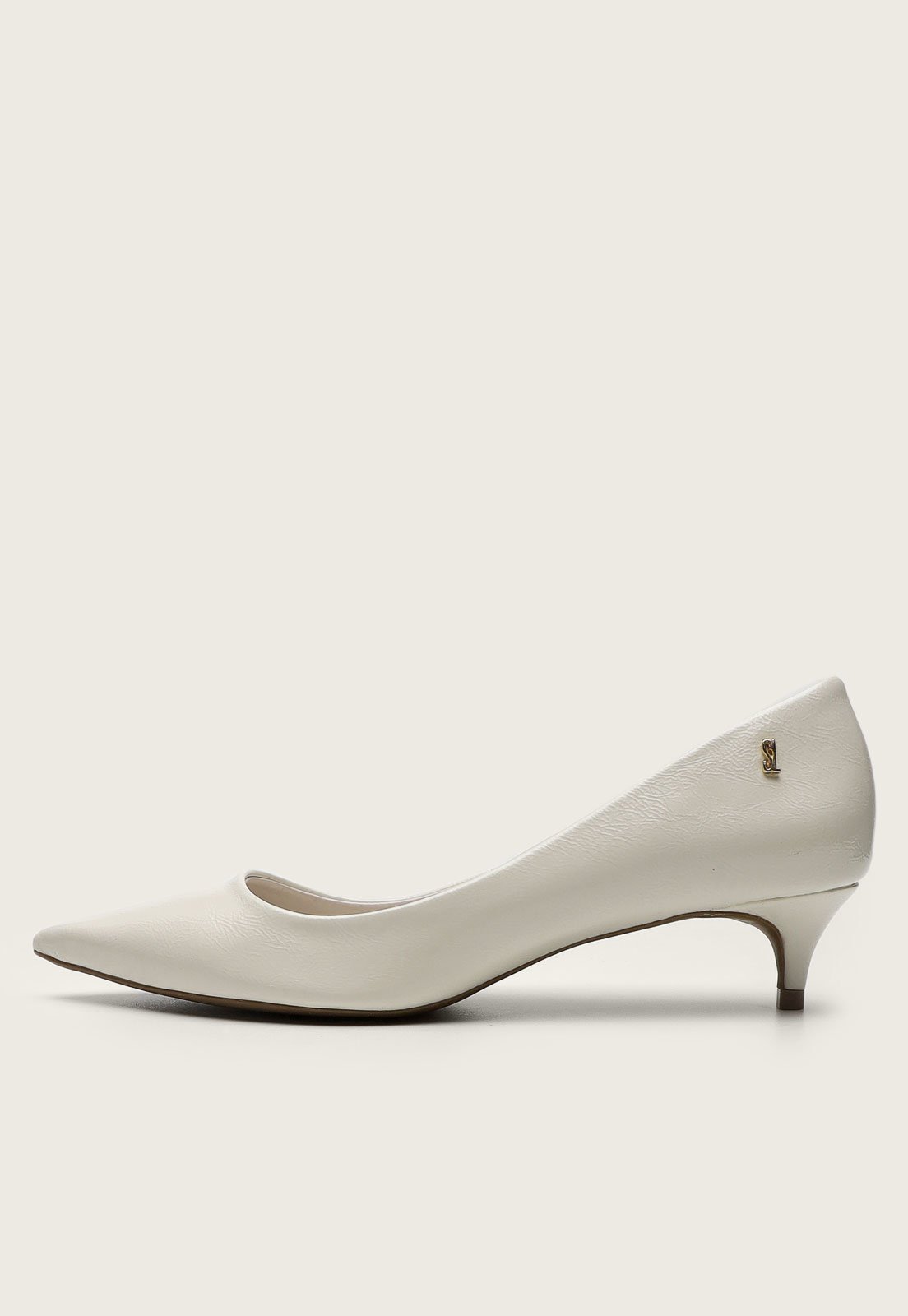 Scarpin Santa Lolla Liso Branco