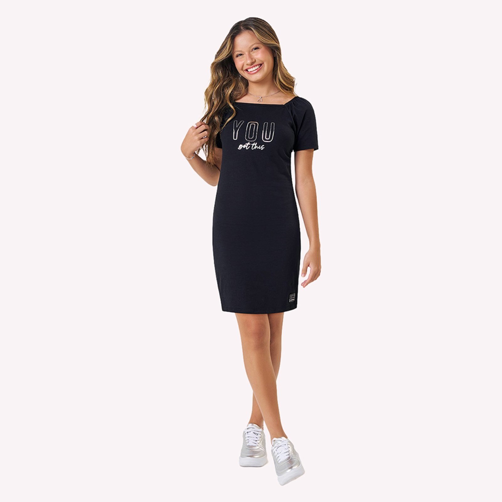 Infantil – Vestido Menina Lettering Kyly