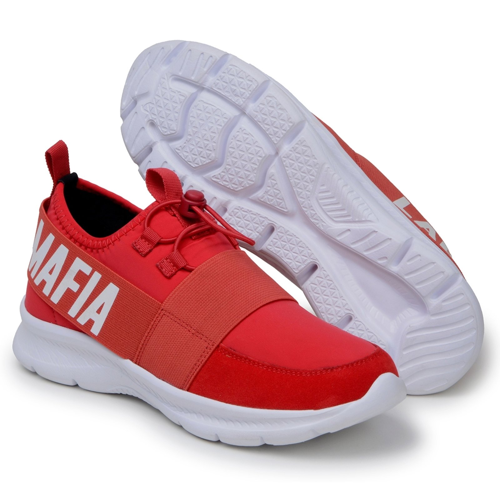 Vista 3 Tênis Feminino Casual Academia Leve e Confortável Caminhada Corrida Solada Aderente Snikgreen vermelho Snikgreen vermelho