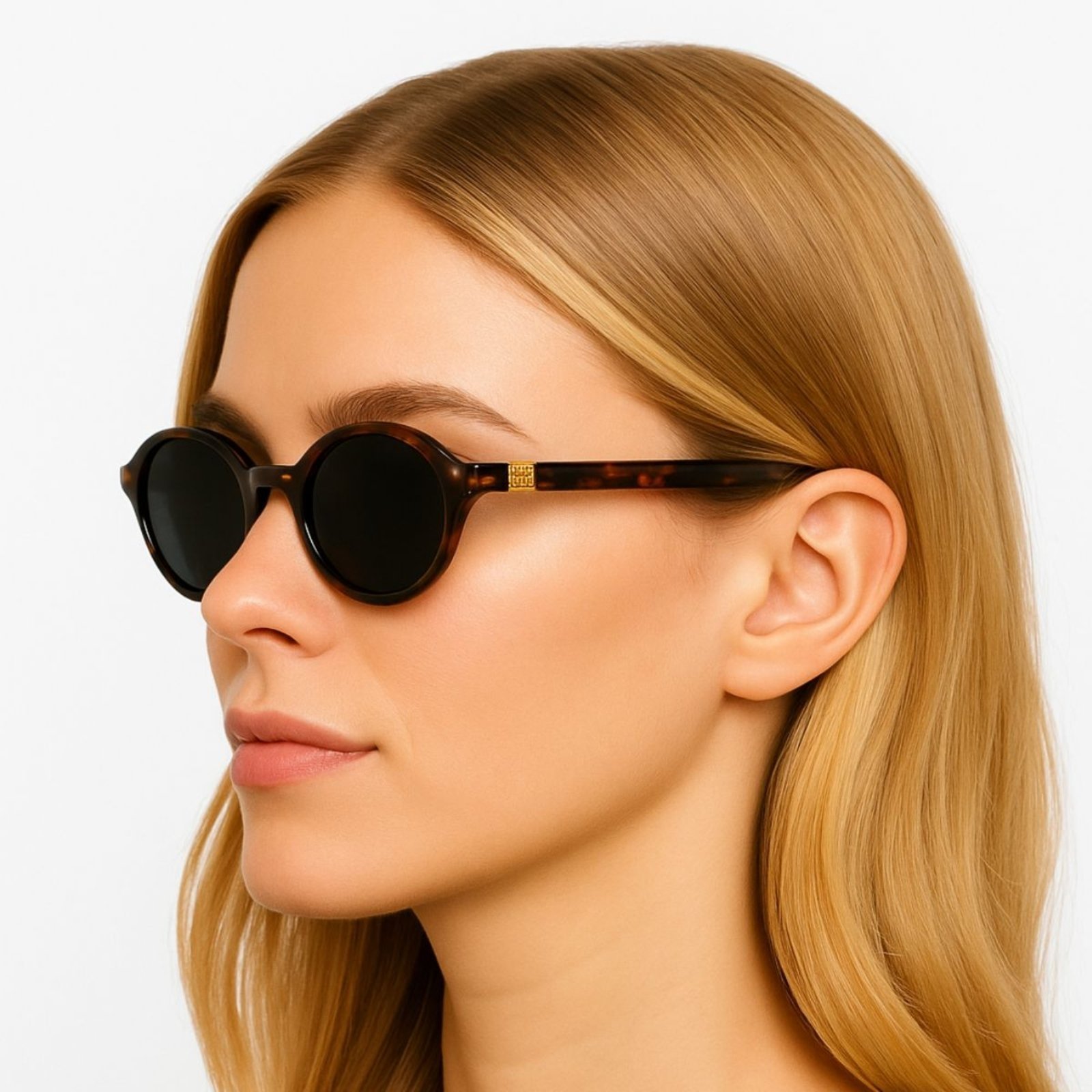 Óculos Modelo Virginia Retrô Lente UV400 Premium