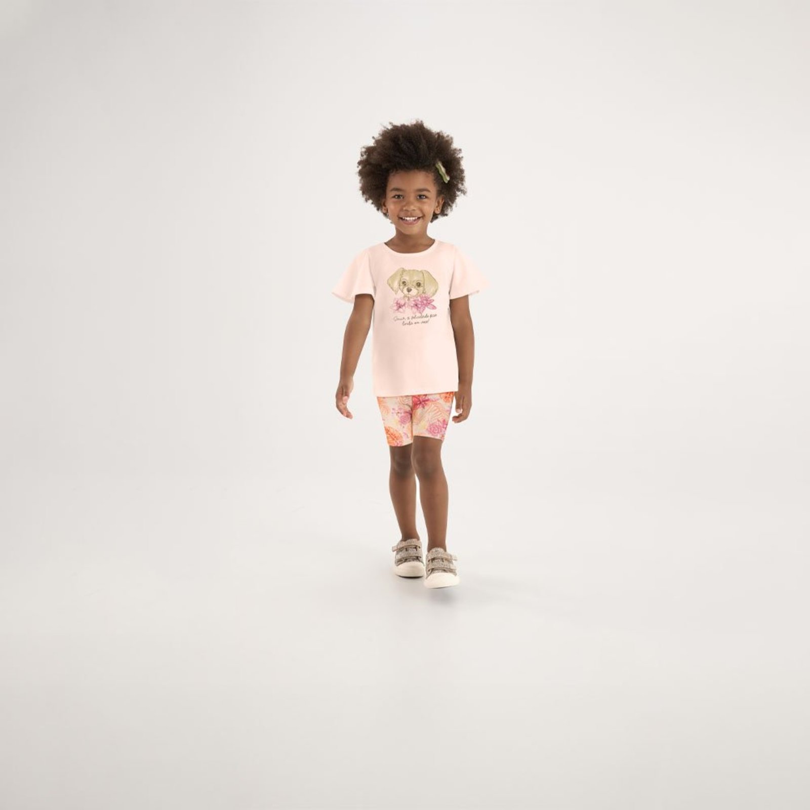 Infantil - Conjunto Rosa Primeiros Passos Pulla Bulla Menina - 53717-1298