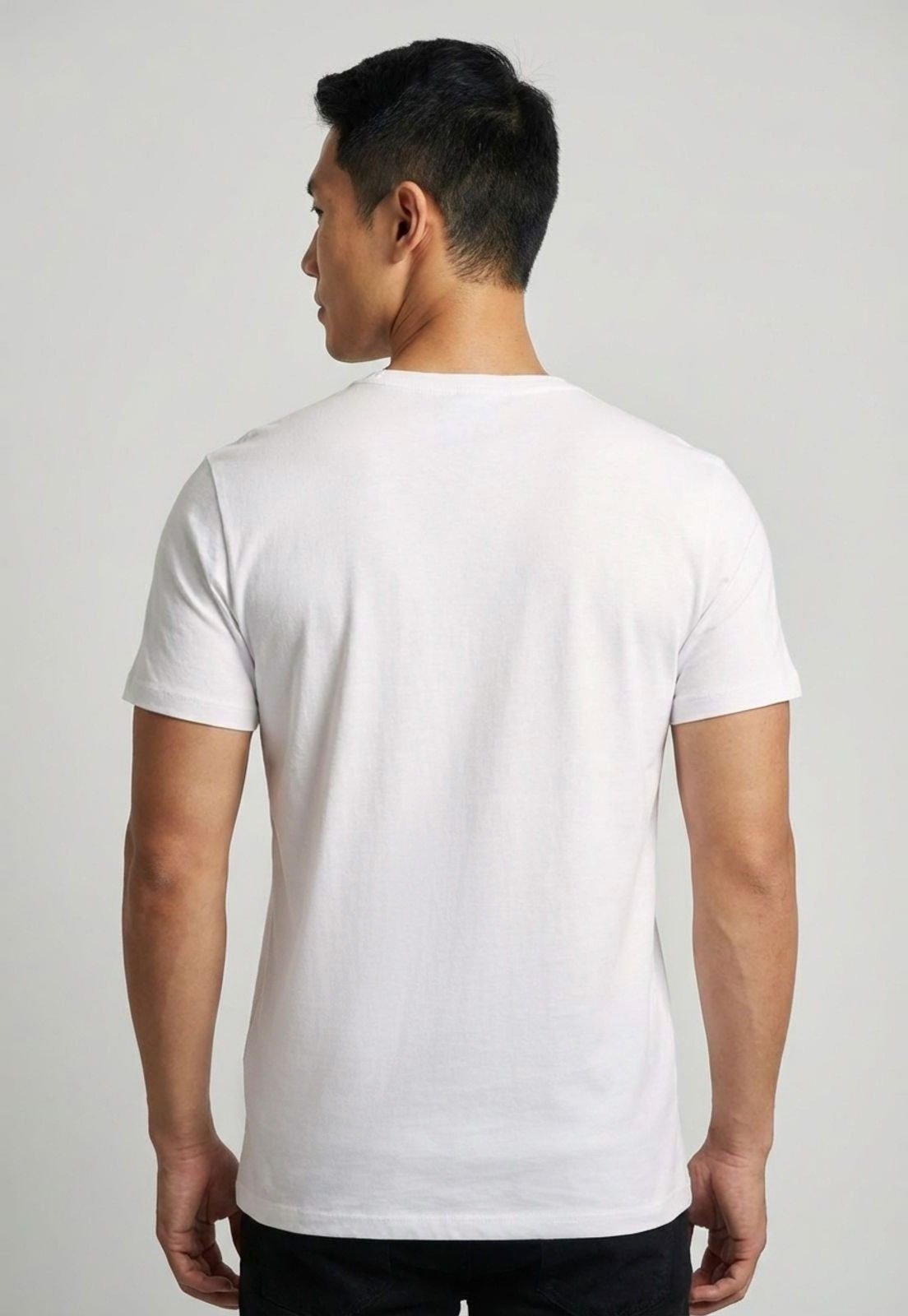 Vista 3 Camiseta Masculina Colcci Estampa Frontal Branca branco Colcci branco