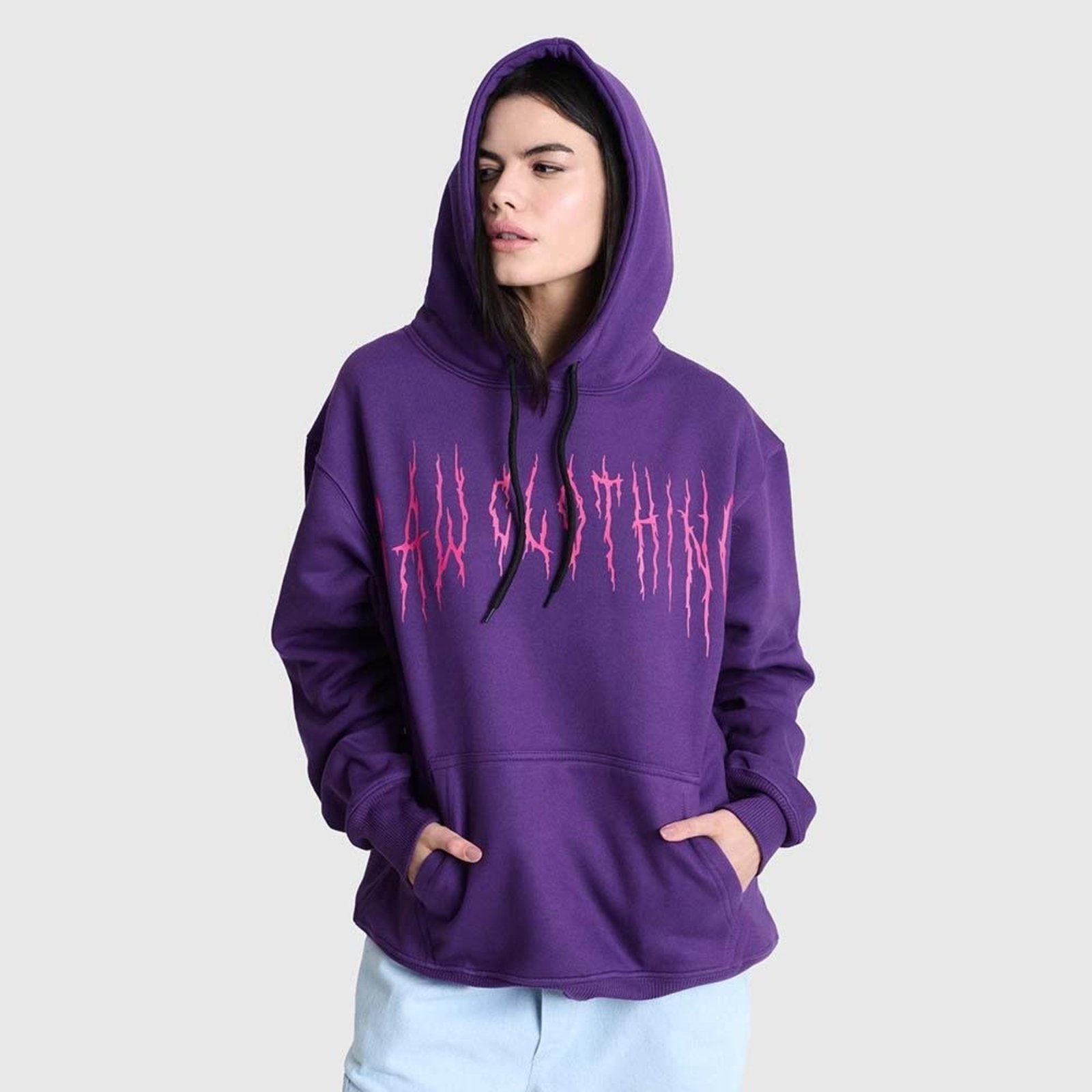 Moletom Hoodie Baw Twiggy Roxo
