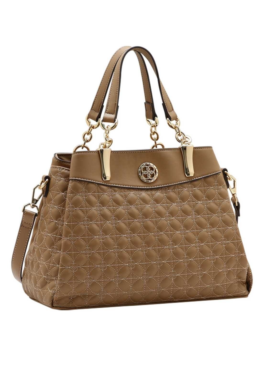 Bolsa Feminina Chenson Mão Classico Matelasse 3485817 Natural