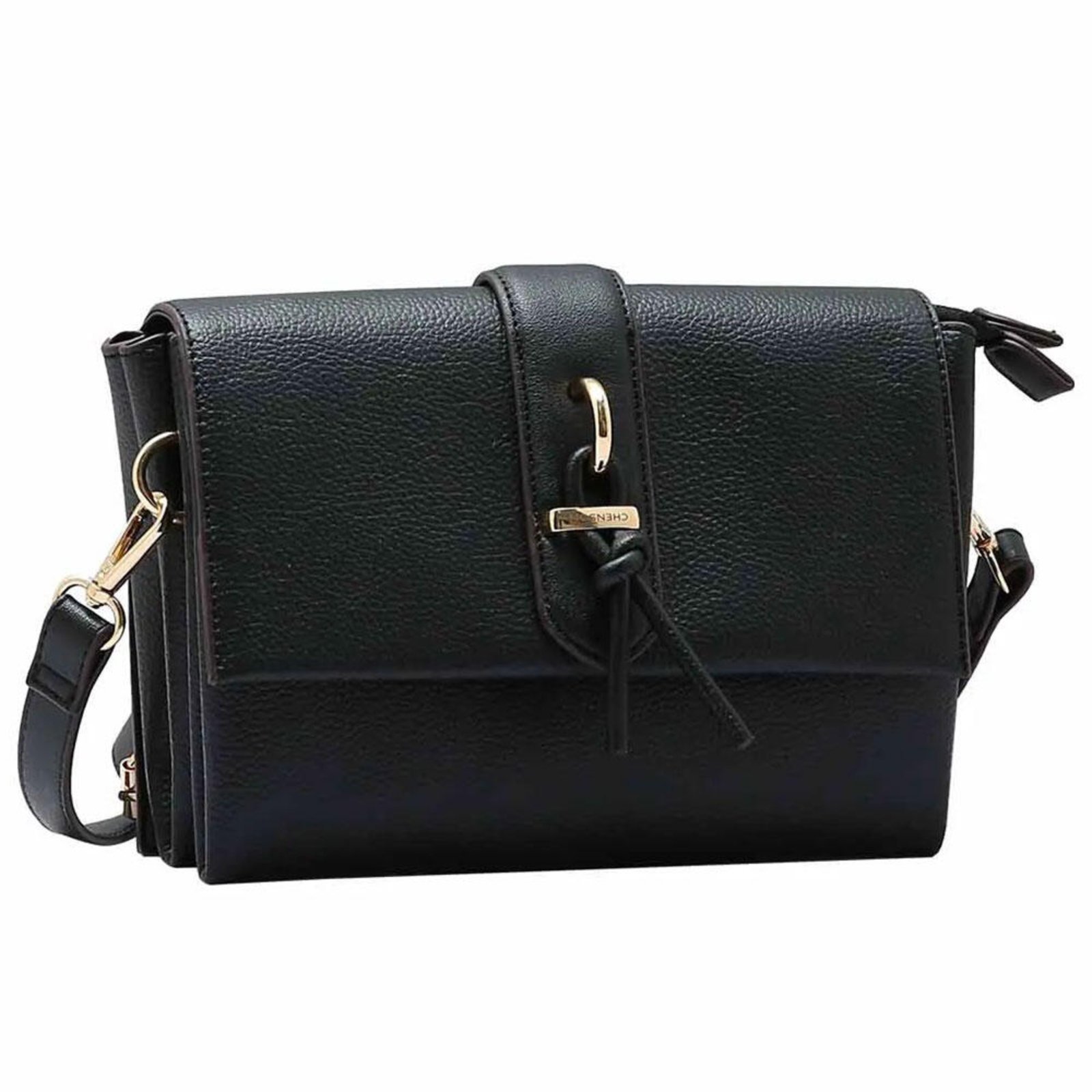 Bolsa Feminina Transversal Chenson Cg89914 1824914 Preto