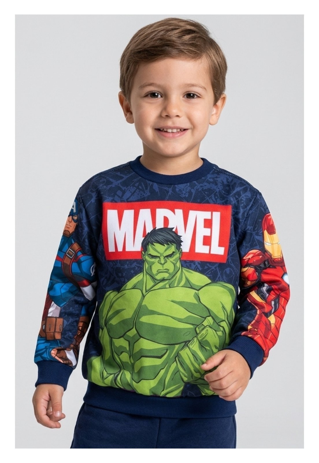 Infantil - Casaco Marvel Masculino Hulk