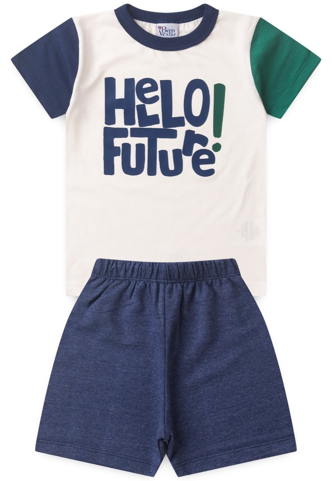 Infantil – Conjunto Bem Vestir Menino Camiseta e Bermuda