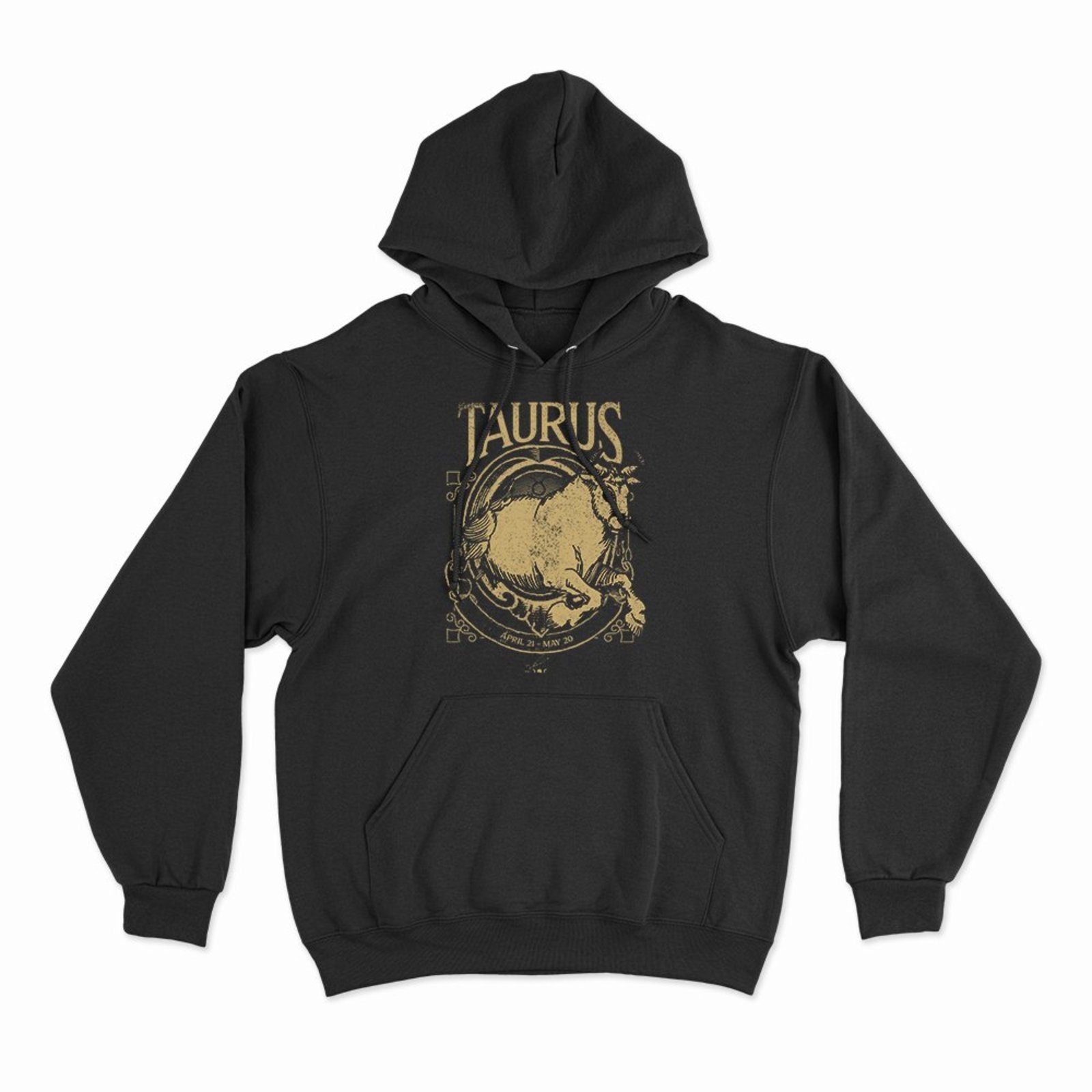 Moletom Com Capuz Taurus - Preto - Casual - Studio Geek
