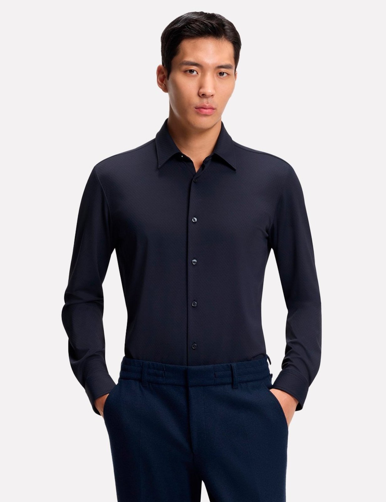 Camisa Hugo Boss Masculina Slim Fit P-Roan-K-F-261