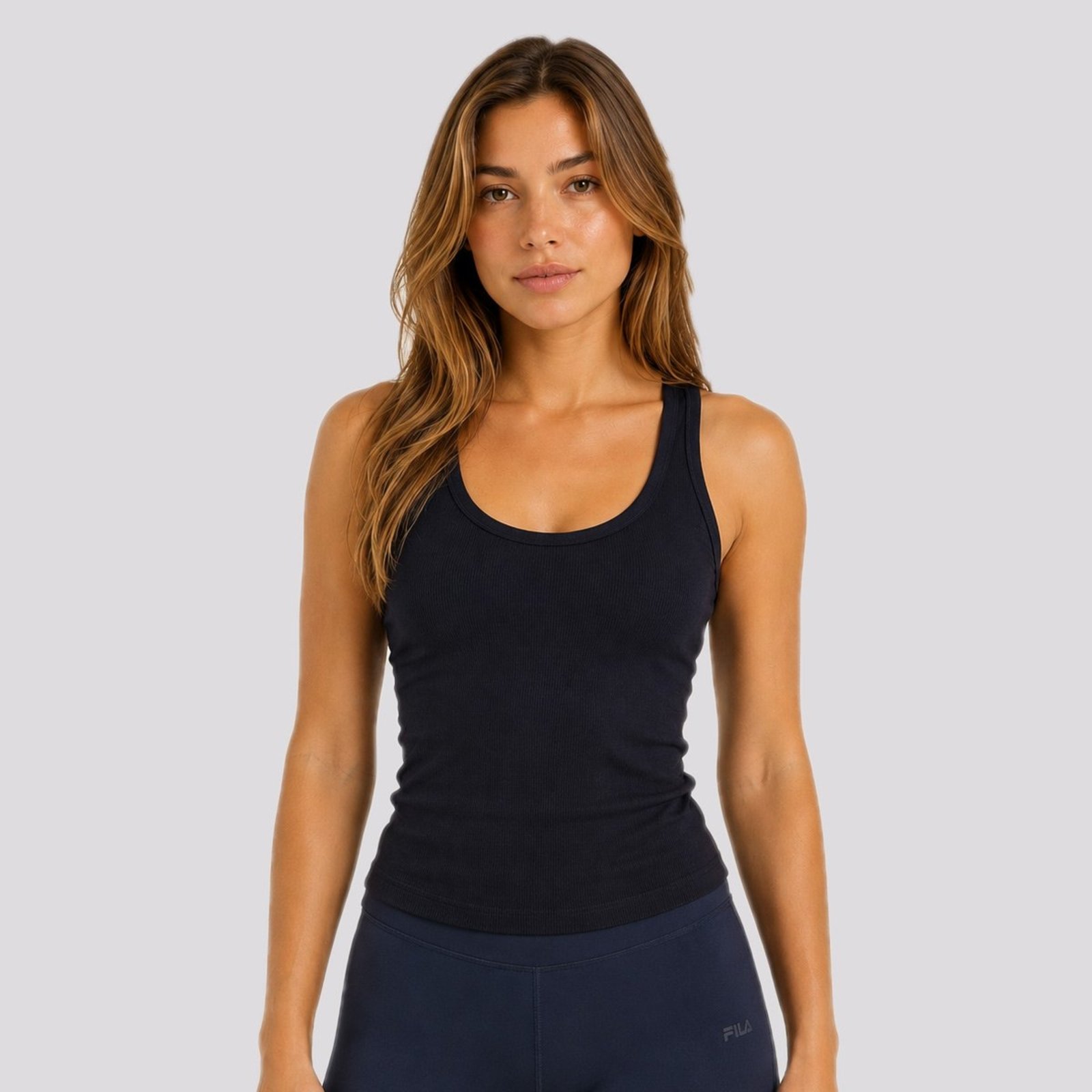 Regata Fila Essentials Rib Feminina Preta