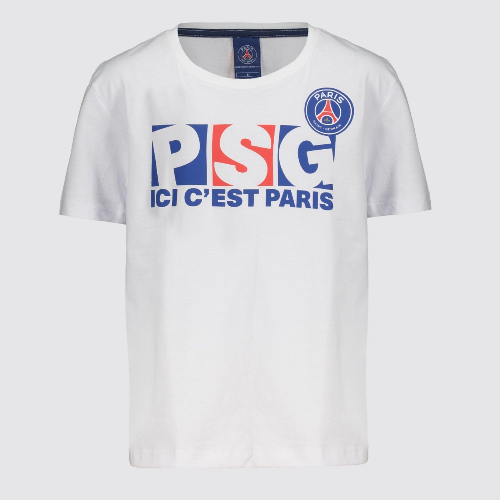 Vista 2 Camisa PSG Jeu Branca braziline branco braziline branco