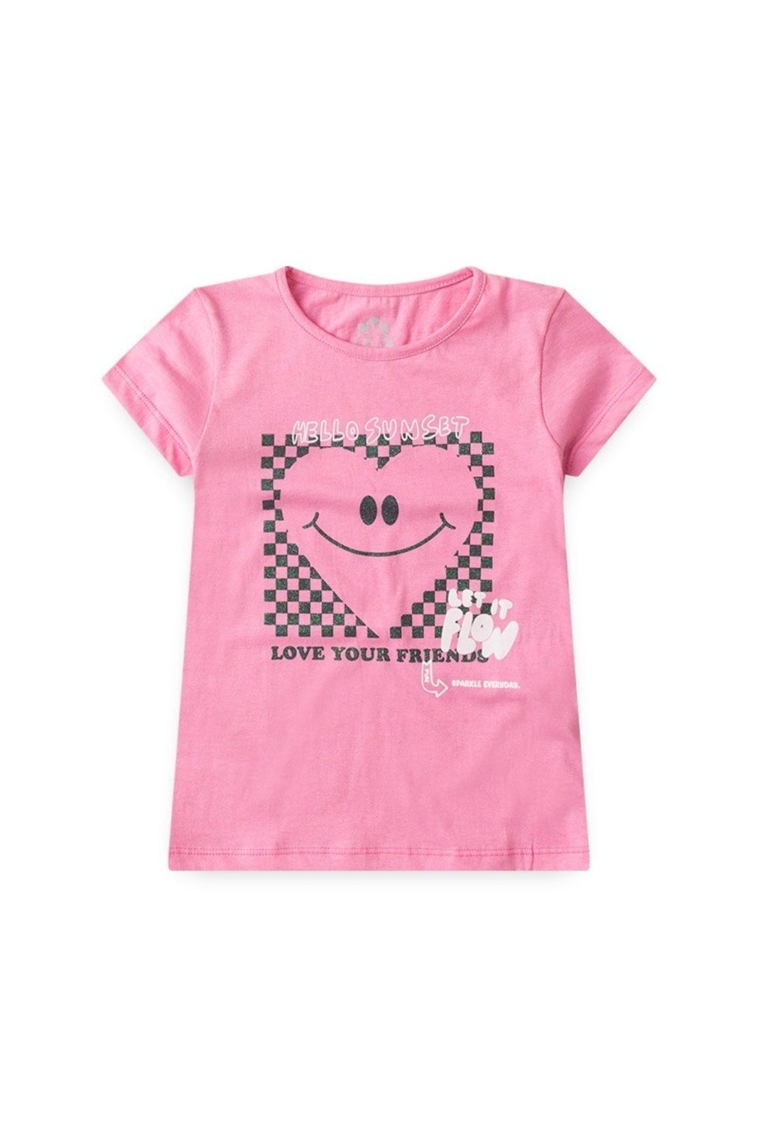 Infantil – Conjunto de Verão para Menina Blusa e Shorts Hello Sunset – GKS