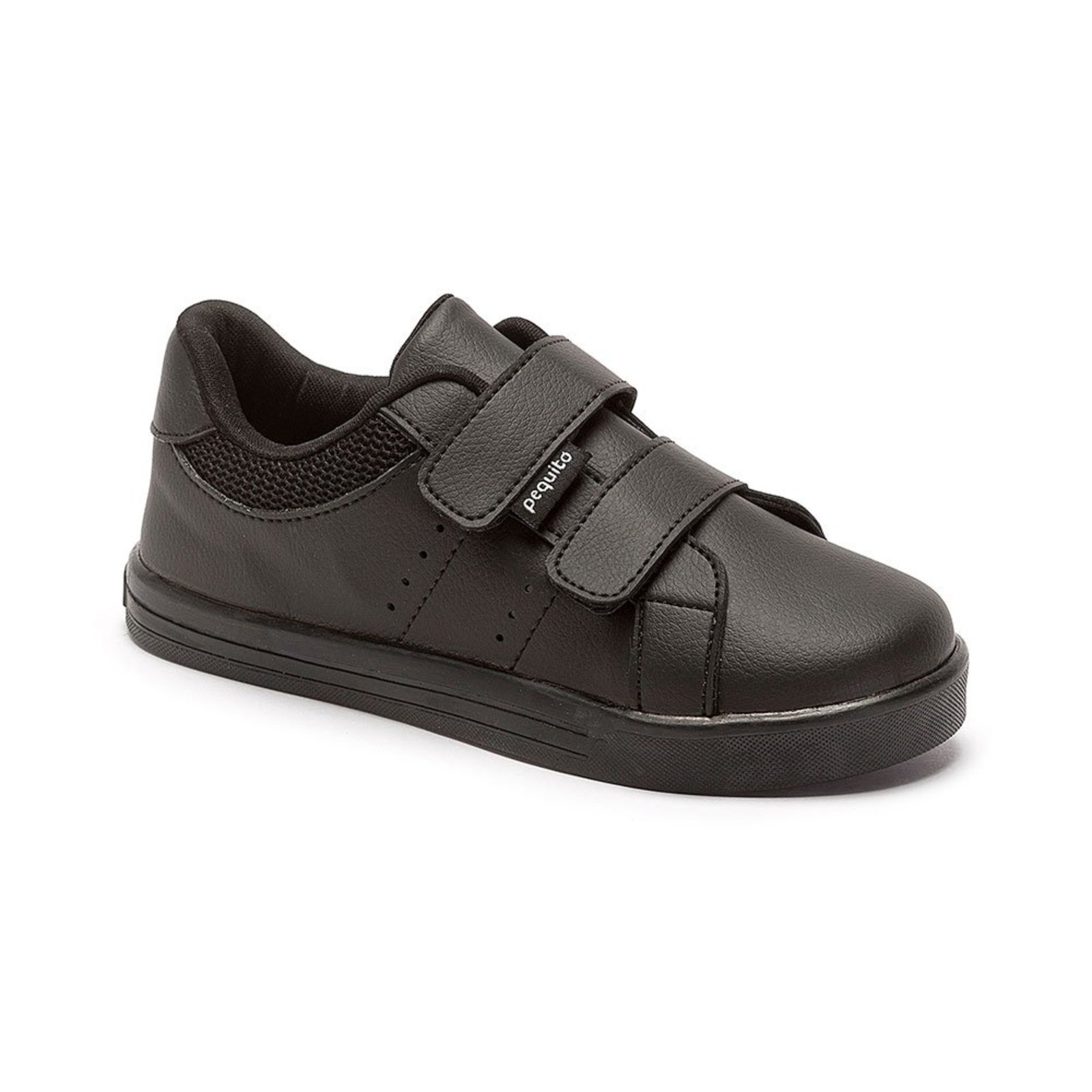 Vista 3 Infantil - Tênis Masculino Jogging Volta às Aulas Pequito preto Pequito preto