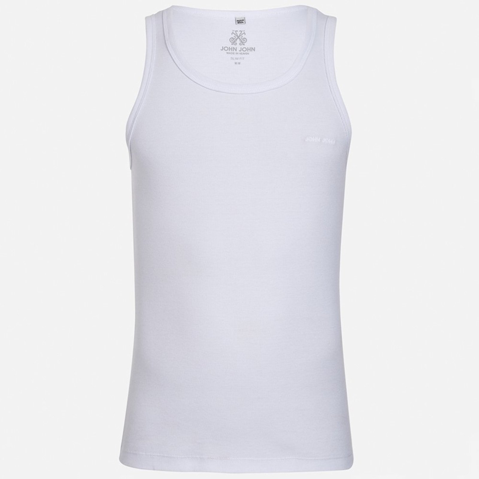 Regata John John Under Ve25 Branco Masculino