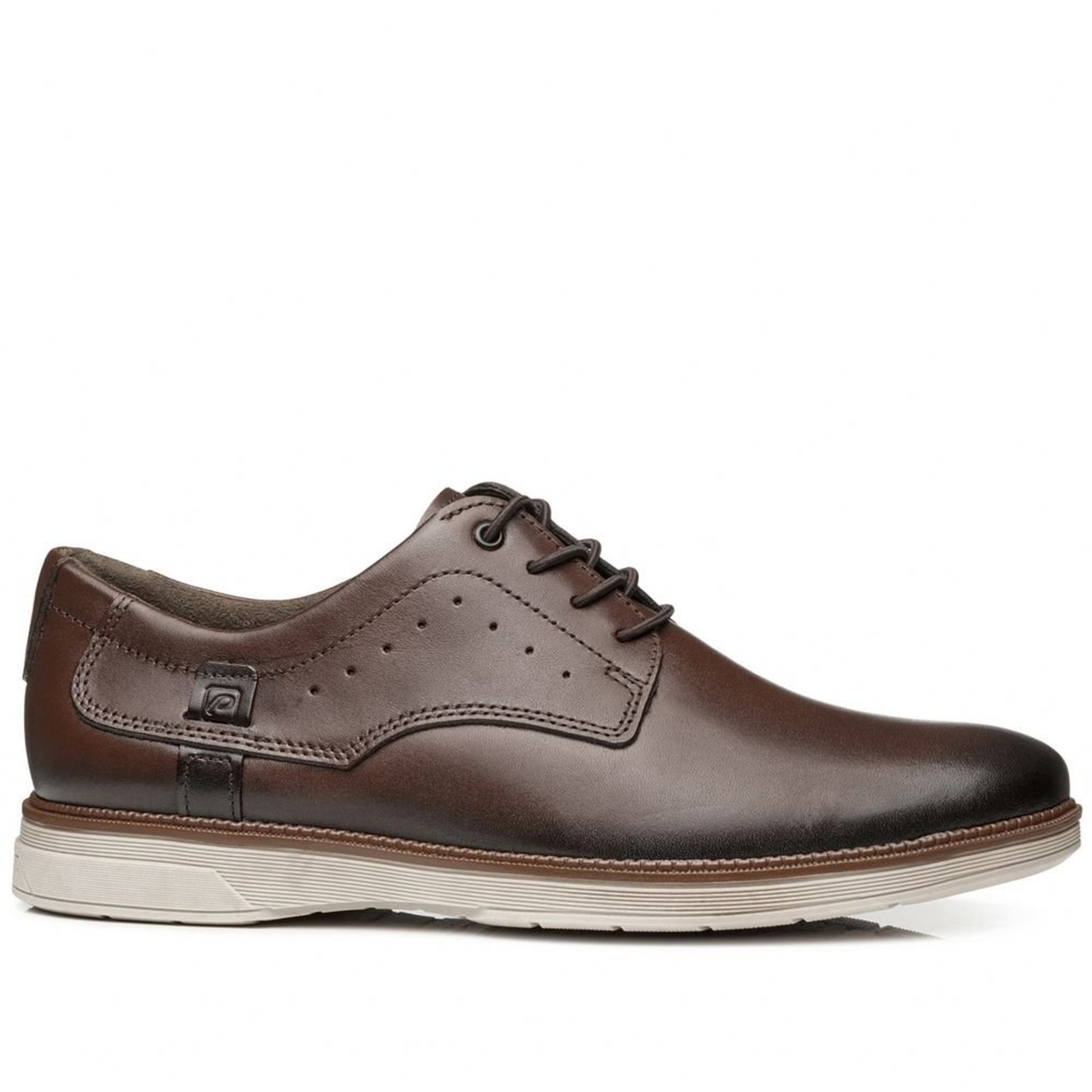 Sapato Casual Pegada Masculino em Couro Pinhão 126708-03 Sapato Casual Pegada Masculino em Couro Pinhão 126708-03 44