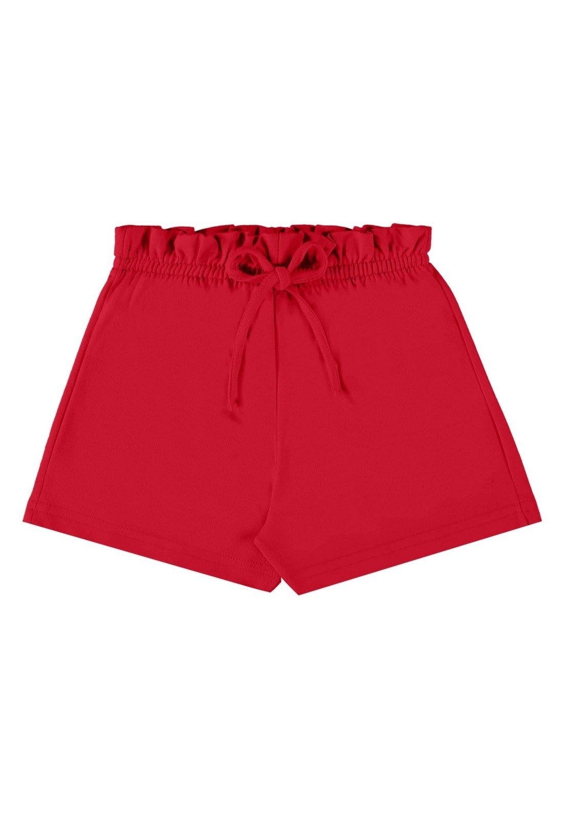 Vista 2 Infantil - Short em Moletom para Menina Bee Loop vermelho Bee Loop vermelho