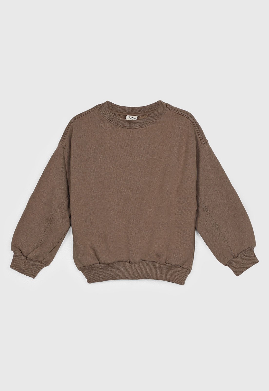 Infantil - Blusa de Moletom Hering Lisa Marrom