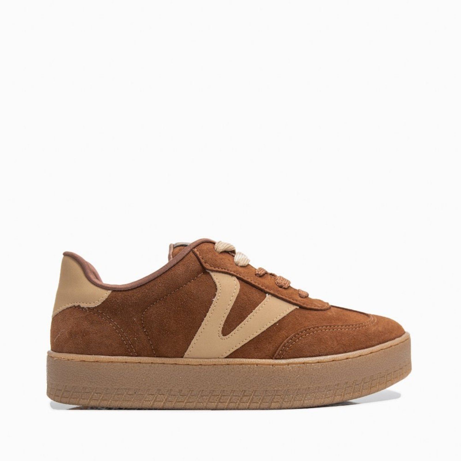 Tenis Via Marte Casual Marrom Via Marte Caramelo