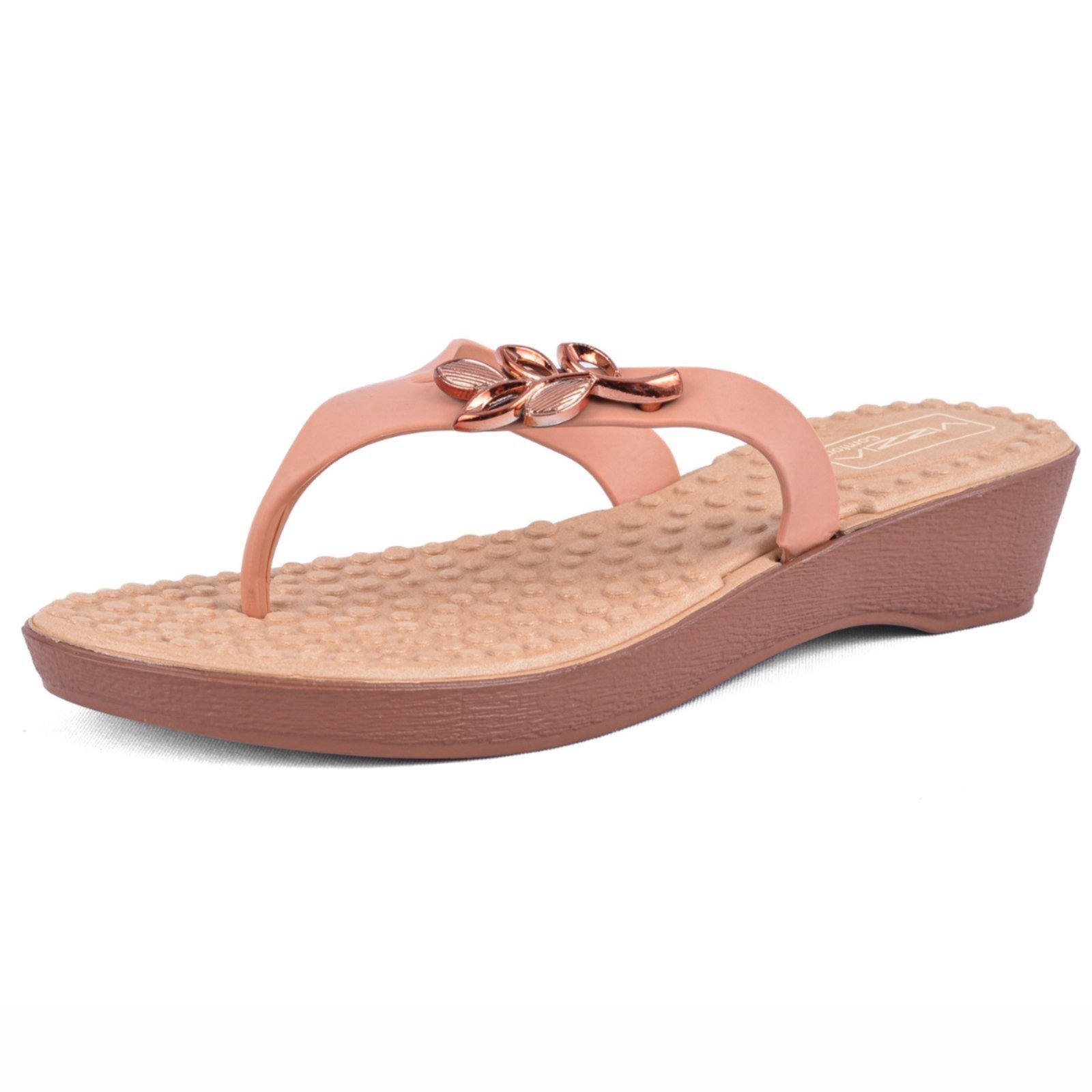 Chinelo Ortopédico Slide De Dedo Mr Try Shoes Sandália Rasteira Rasteirinha Nude