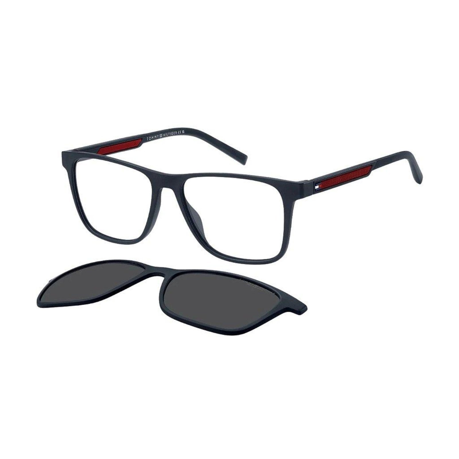 Vista 2 Óculos de Sol Tommy Hilfiger 2203/C Azul Marinho Lente Cinza incolor azul Tommy Hilfiger incolor azul