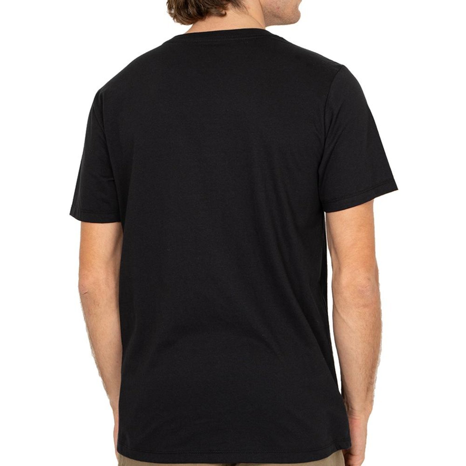 Camiseta Quiksilver Big Block SM26 Masculina Preto