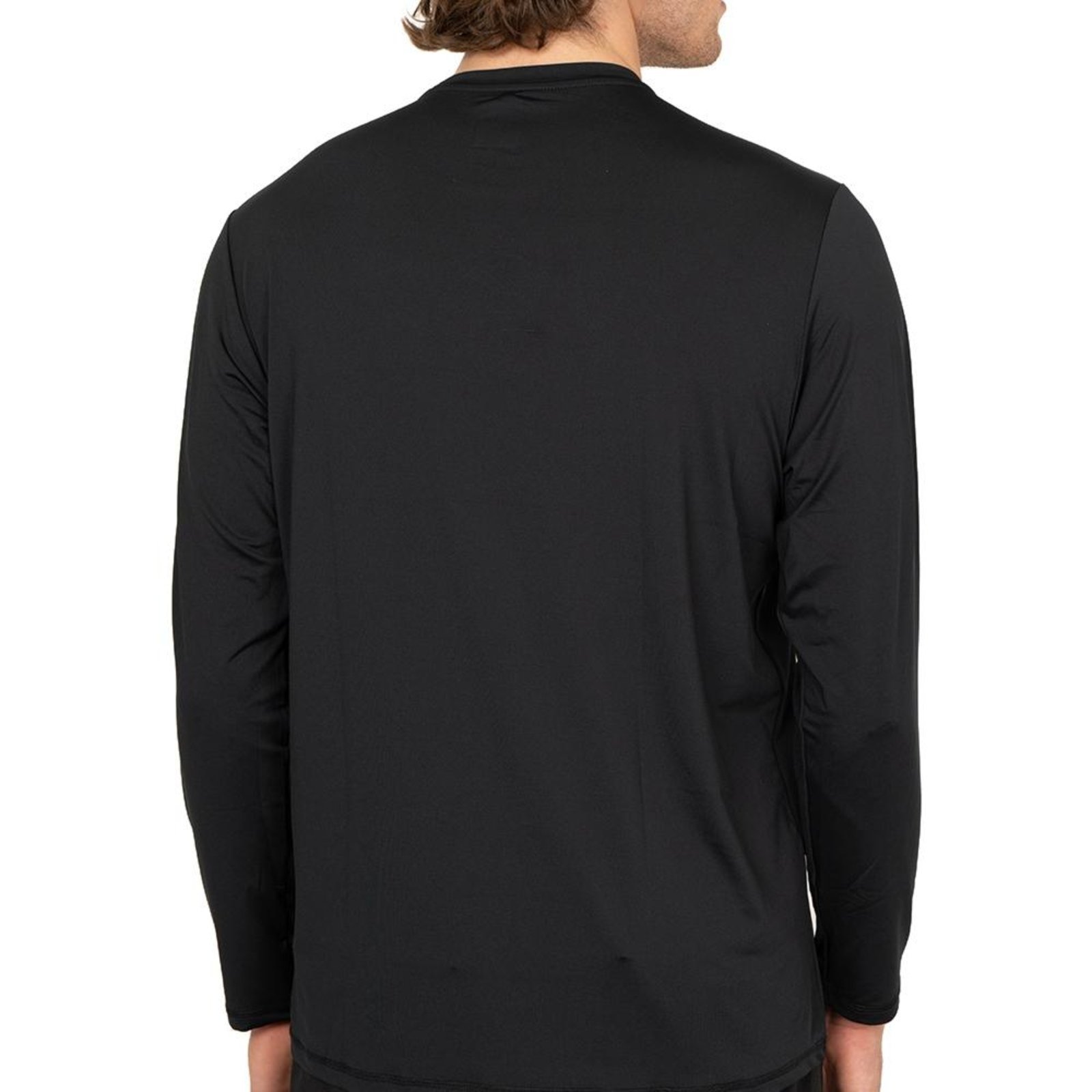 Camiseta Quiksilver Surf ML Solid Streak SM26 Preto
